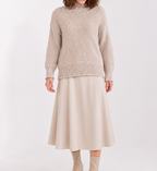 Relaxed Turtleneck Knit Jumper
