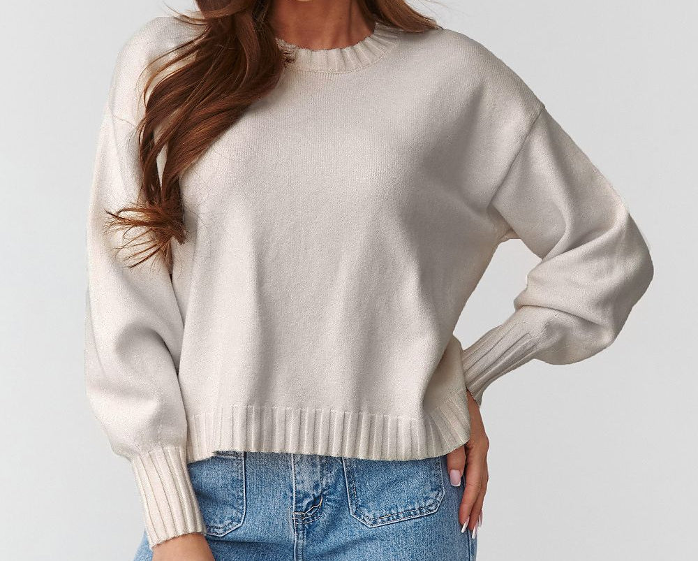  Jumper model 224108 Makadamia 