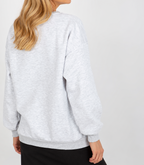 Sweatshirt with a chest stripe