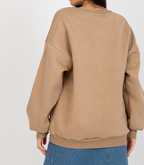 Sweatshirt with a chest stripe