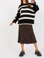 Loose-Fit Striped Knit Jumper