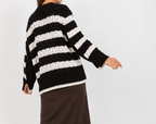 Loose-Fit Striped Knit Jumper