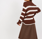 Loose-Fit Striped Knit Jumper