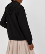 Zip-up hooded sweatshirt