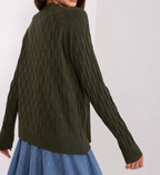 Camisola com textura e decote redondo