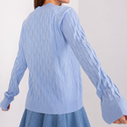 Camisola com textura e decote redondo