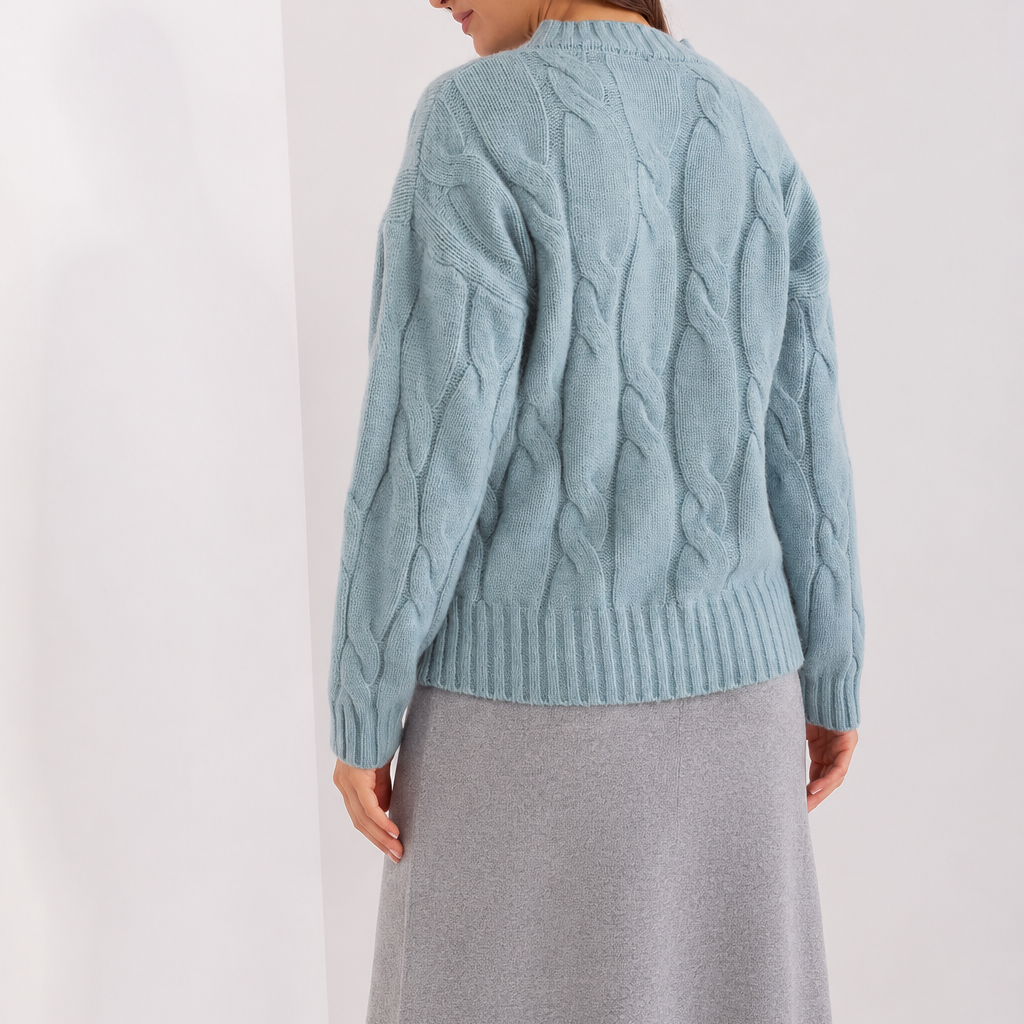 Jersey de punto trenzado